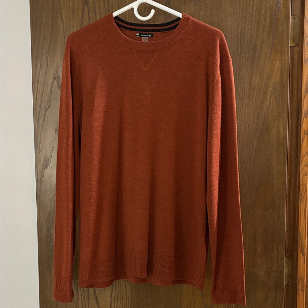 Smart wool Rust Orange Long Sleeve Sweater